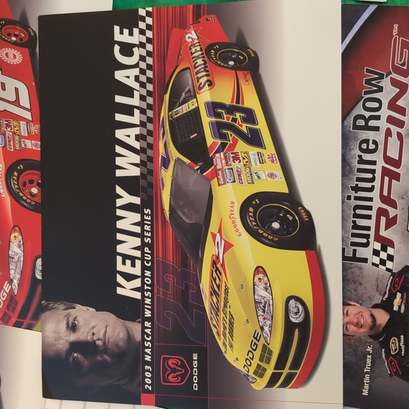 Nascar Mini Poster Bundle Some Signed by Drivers - Picture 6 of 16